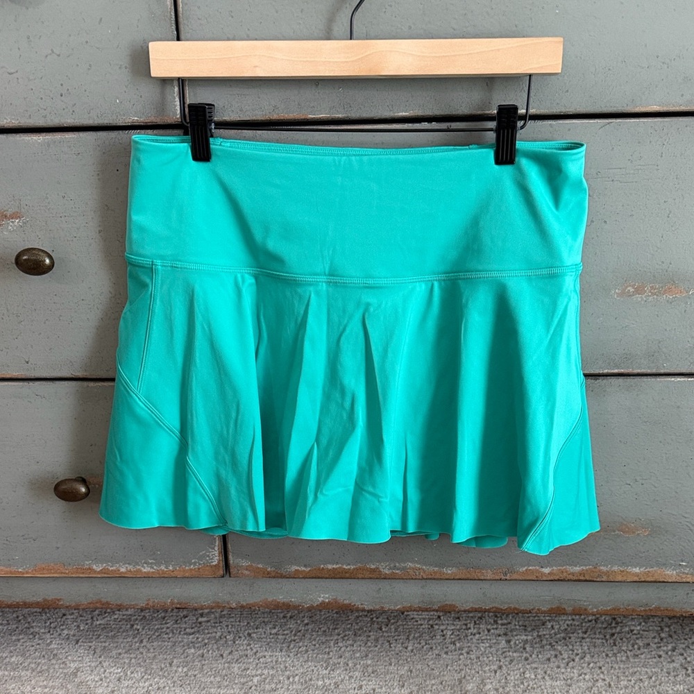 Athleta Ace green A Line tennis skirt Size L